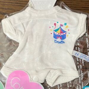 Corolle Baby Doll Girl Clothes Onesie Circus Tent Multi 11-12” Made in France